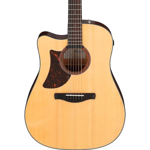 Ibanez AAD170LCE Advanced Cutaway Left-Handed Sitka Spruce-Okoume Dreadnought Acoustic-Electric Guitar Natural