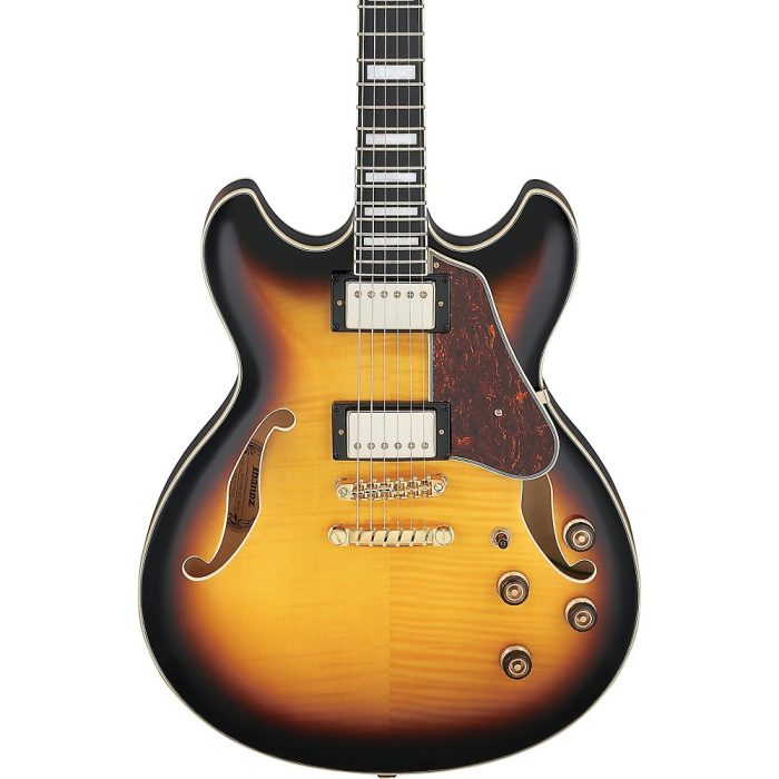 Ibanez AS93FM Artcore Expressionist Series Electric Guitar Antique Yellow Sunburst