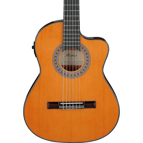 Ibanez GA5TCE3Q Classical 3/4 Acoustic-Electric Guitar Amber