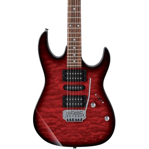 Ibanez GRX70QA Electric Guitar Transparent Red Burst