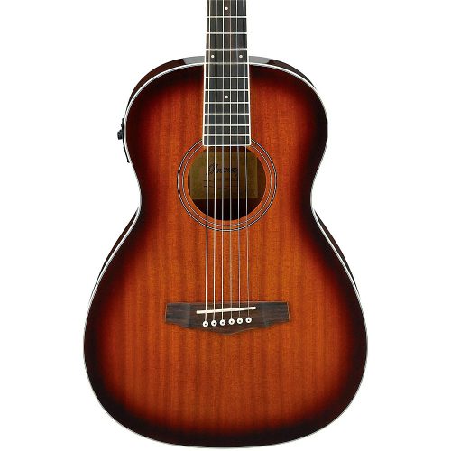 Ibanez PN12E Parlor Acoustic-Electric Guitar Vintage Mahogany Sunburst