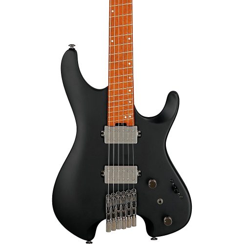 Ibanez QX Headless 6-String Electric Guitar Black Flat