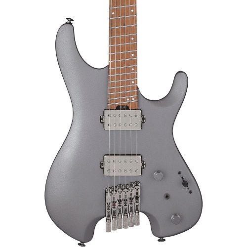 Ibanez QX52 Headless 6-String Electric Guitar Metallic Gray Matte