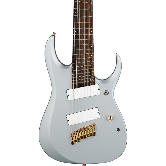 Ibanez RGDMS8 RGD Axe Design Lab Multi-Scale 8-String Electric Guitar Classic Silver Matte