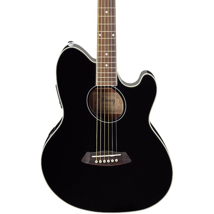 Ibanez Talman TCY10E Acoustic-Electric Guitar Black