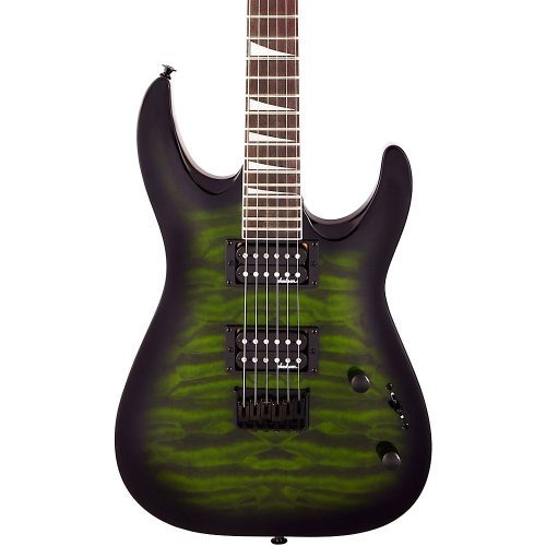 Jackson JS Series Dinky Arch Top JS32Q DKA HT Electric Guitar Transparent Green Burst