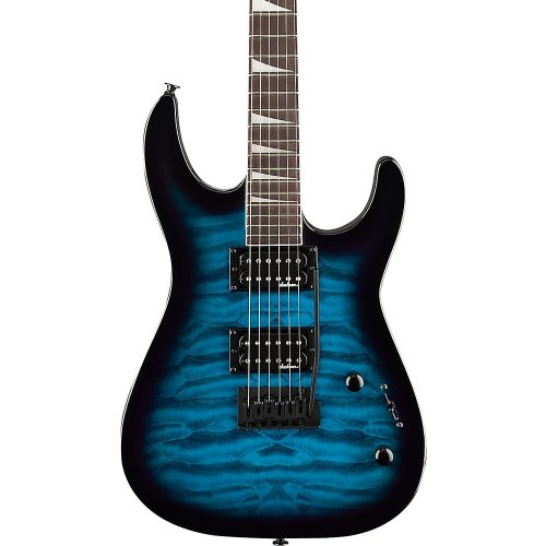 Jackson JS Series Dinky JS20 DKQ 2PT Electric Guitar Transparent Blue