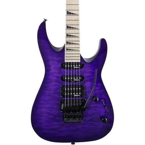 Jackson JS34Q Dinky DKAM Electric Guitar Transparent Purple