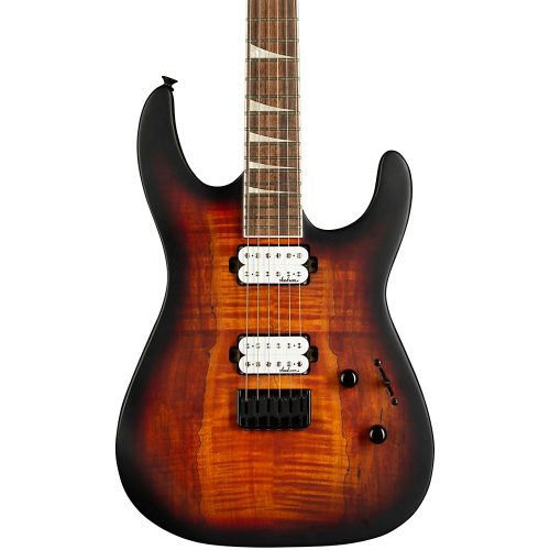 Jackson X Series Soloist SLX FR Spalted Maple Electric Guitar Tobacco Burst