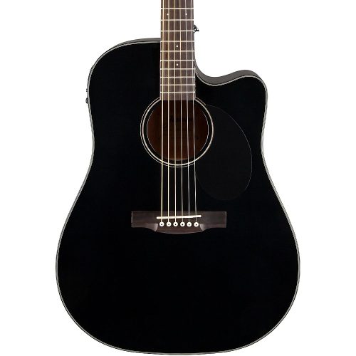 Jasmine JD-39 Dreadnought Acoustic-Electric Guitar Black