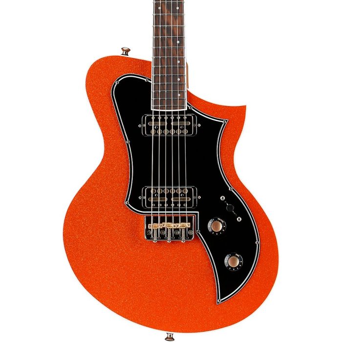 Kauer Guitars Korona HT Pine Electric Guitar Orange Metal Flake