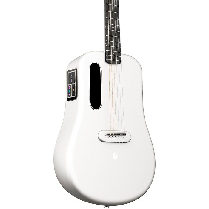 "LAVA MUSIC ME 3 36"" Acoustic-Electric Guitar With Space Bag White"