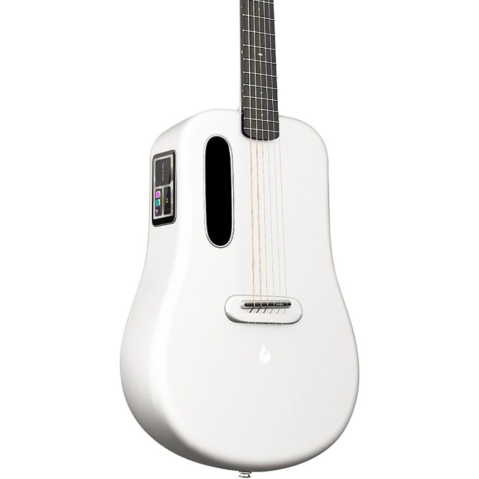 "LAVA MUSIC ME 3 36"" Acoustic-Electric Guitar with Ideal Bag White"
