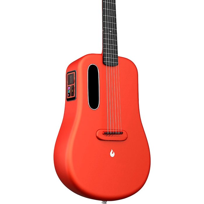 "LAVA MUSIC ME 3 38"" Acoustic-Electric Guitar With Space Bag Red"