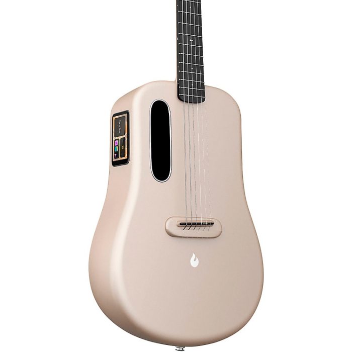 "LAVA MUSIC ME 3 38"" Acoustic-Electric Guitar With Space Bag Soft Gold"