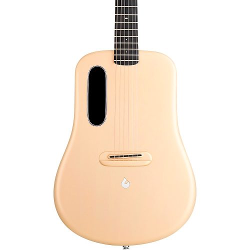 "LAVA MUSIC ME 4 Carbon Fiber 36"" Acoustic-Electric Guitar With Airflow Bag Soft Gold"