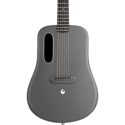 "LAVA MUSIC ME 4 Carbon Fiber 36"" Acoustic-Electric Guitar With Airflow Bag Space Grey"