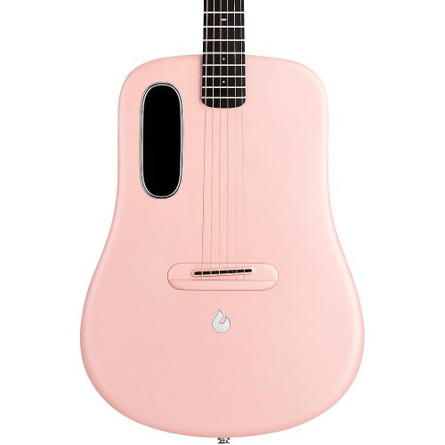"LAVA MUSIC ME 4 Carbon Fiber 38"" Acoustic-Electric Guitar With Airflow Bag Pink"