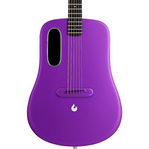 "LAVA MUSIC ME 4 Carbon Fiber 38"" Acoustic-Electric Guitar With Airflow Bag Purple"