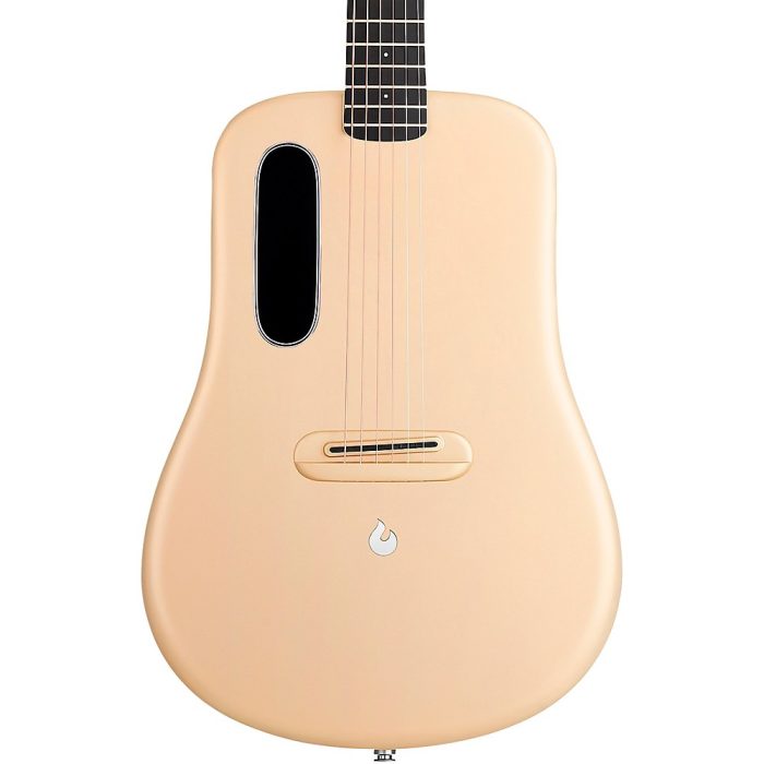 "LAVA MUSIC ME 4 Carbon Fiber 38"" Acoustic-Electric Guitar With Airflow Bag Soft Gold"