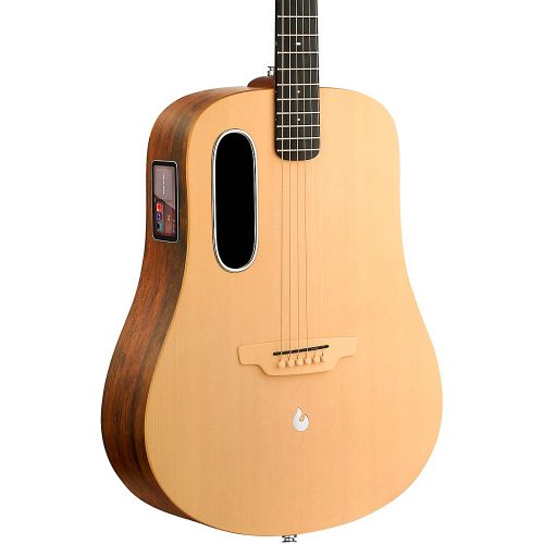 "LAVA MUSIC ME 4 Spruce 41"" Acoustic-Electric Guitar With Airflow Bag Natural"