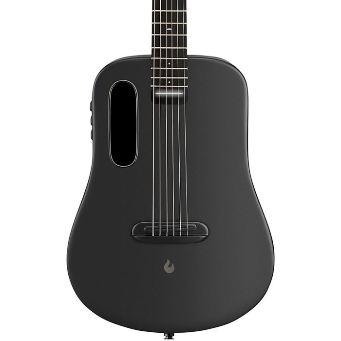 "LAVA MUSIC ME Air Carbon Fiber 36"" Acoustic-Electric Guitar with Airflow Bag Space Black"
