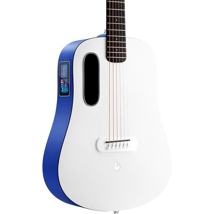 "LAVA MUSIC ME PLAY 36"" Acoustic-Electric Guitar With Lite Bag Deep Blue-Frost White"