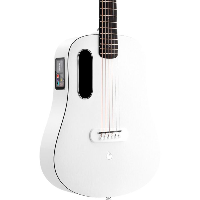 "LAVA MUSIC ME PLAY 36"" Acoustic-Electric Guitar With Lite Bag Frost White"