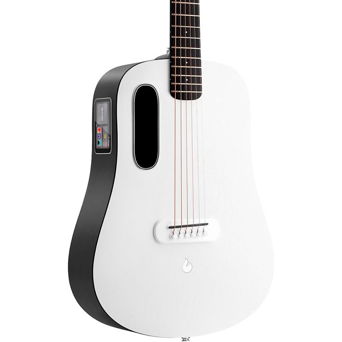 "LAVA MUSIC ME PLAY 36"" Acoustic-Electric Guitar With Lite Bag Nightfall-Frost White"