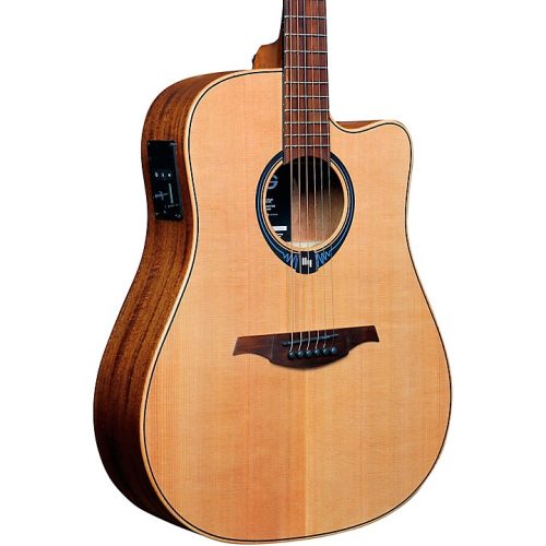 Lag Guitars Tramontane HyVibe THV10DCE Dreadnought Acoustic-Electric Smart Guitar