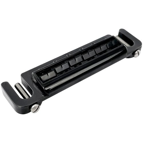 "Leo Quan Badass Wraparound Guitar Bridge With SAE 5/16"" Locking Studs Black"