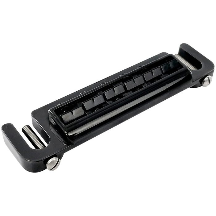 "Leo Quan Badass Wraparound Guitar Bridge With SAE 5/16"" Locking Studs Black"