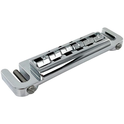 "Leo Quan Badass Wraparound Guitar Bridge With SAE 5/16"" Locking Studs Chrome"