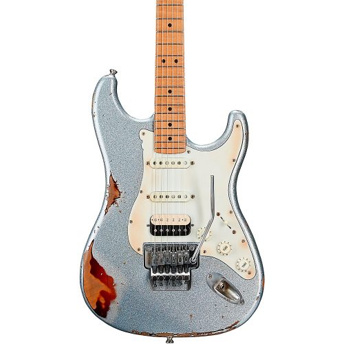 LsL Instruments Saticoy 22 6-String Electric Guitar Ice Blue Sparkle over 3SB Saticoy