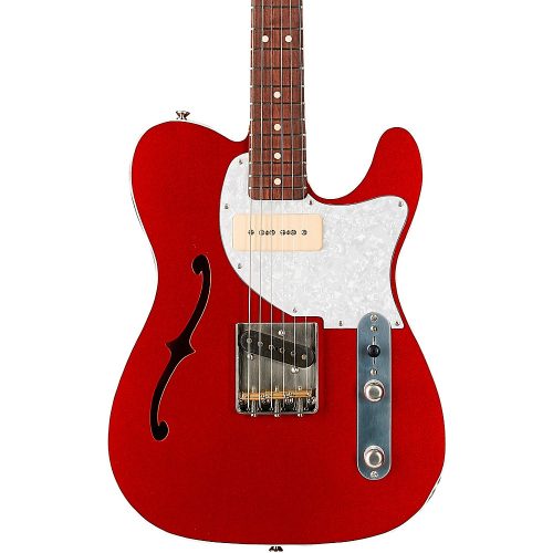 LsL Instruments Thinbone S/P90 Electric Guitar Candy Apple Red