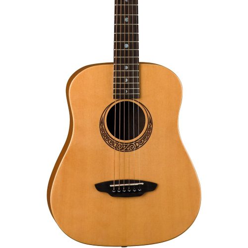 Luna Muse Safari Series Spruce 3/4 Dreadnought Travel Acoustic Guitar Natural