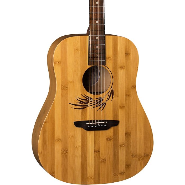 Luna Woodland Bamboo Dreadnought Acoustic Guitar Bamboo
