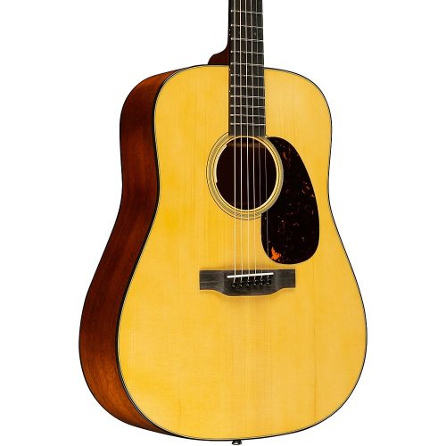 Martin Custom Shop 18 Style Adirondack Spruce-Mahogany Dreadnought Acoustic-Electric Guitar Natural