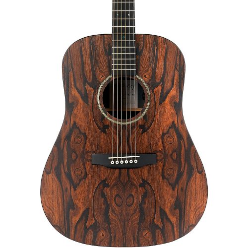 Martin D-X1E Special X Series HPL Ziricote Dreadnought Acoustic-Electric Guitar Natural