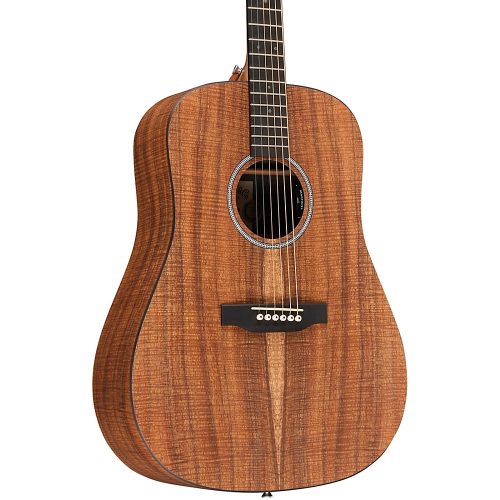 Martin DX1E X Series Left-Handed Dreadnought Acoustic-Electric Guitar Figured Koa