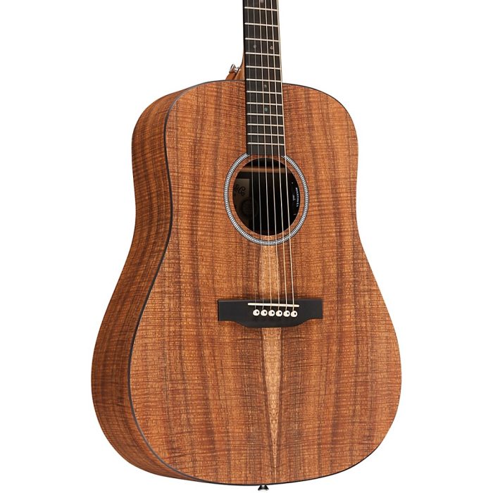 Martin DX1E X Series Left-Handed Dreadnought Acoustic-Electric Guitar Figured Koa