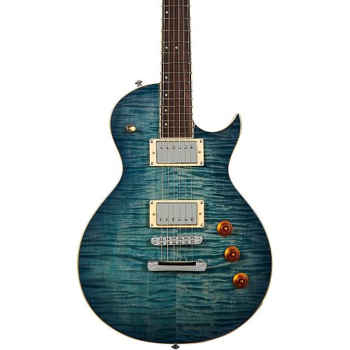 Mitchell MS470 Mahogany Body Electric Guitar Denim Blue Burst