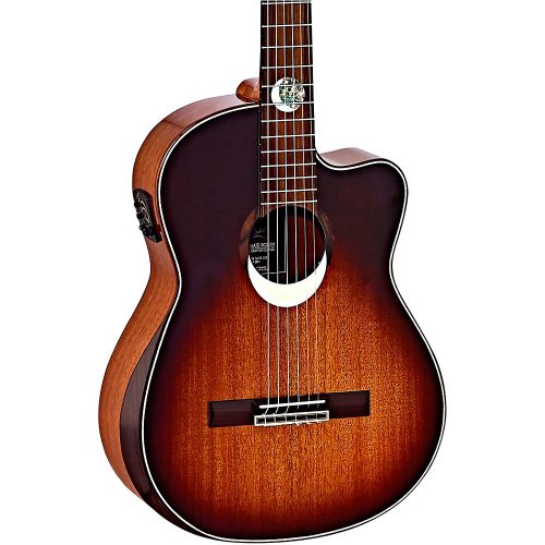 Ortega ECLIPSESU-C/E Classical Acoustic-Electric Guitar Brown Sunburst