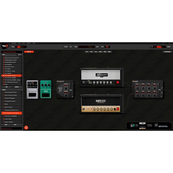 Overloud THU Metal Edition Upgrade from TH-3 Metal Edition