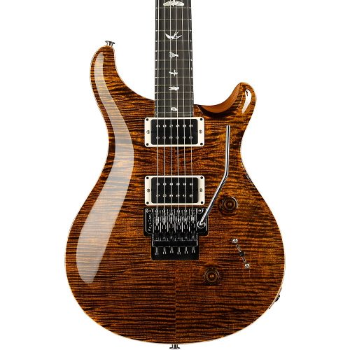 "PRS Custom 24 ""Floyd"" 10-Top Electric Guitar Yellow Tiger"