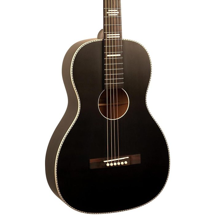 Recording King Dirty 30s 7 Single 0 RPS-7 Acoustic Guitar Black