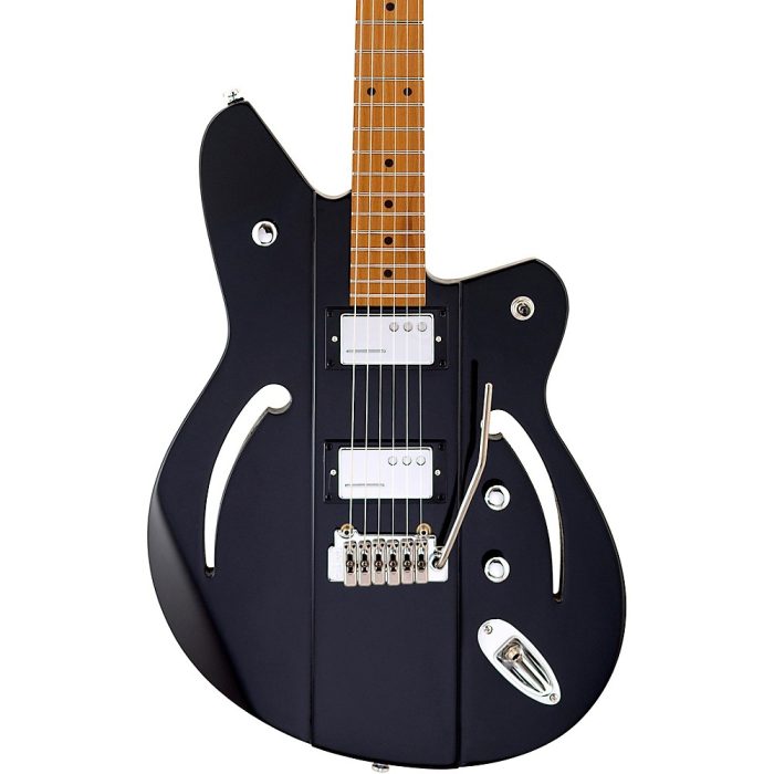 Reverend Airsonic W Maple Fingerboard Electric Guitar Midnight Black