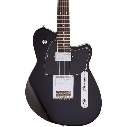 Reverend Crosscut Rosewood Fingerboard Electric Guitar Midnight Black