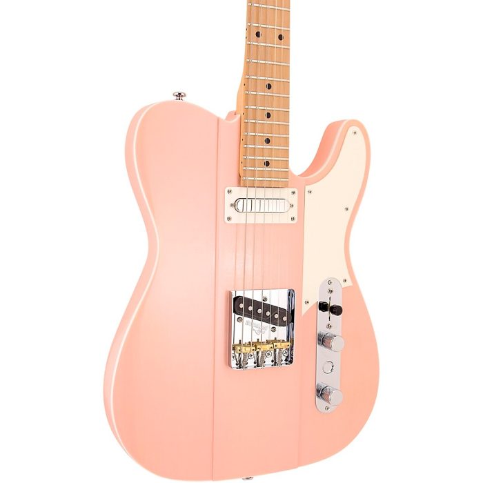 Reverend Greg Koch Gristlemaster Electric Guitar Transparent Orchid Pink