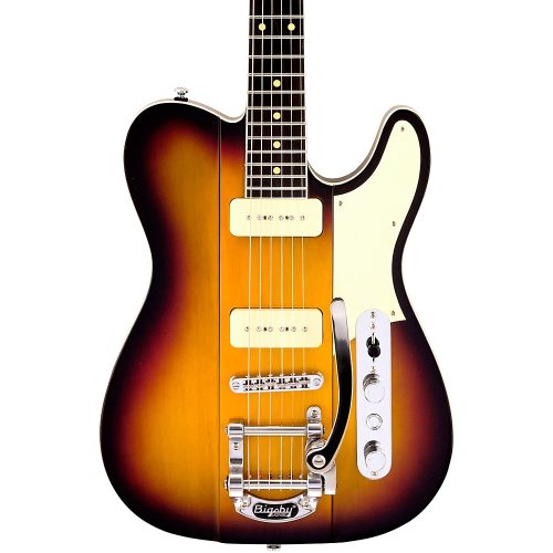 Reverend Greg Koch Signature Gristlemaster 90 Ebony Fretboard Electric Guitar 3-Tone Burst